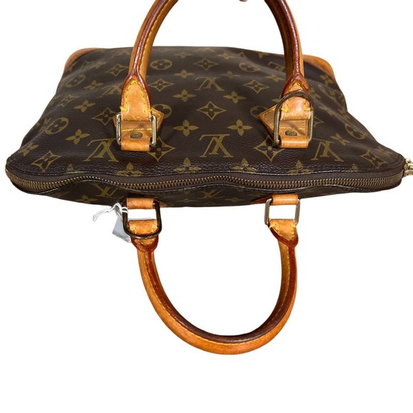 Authentic Louis Vuitton Satchel Bag Alma Monogram Used LV Handbag Vintage - Picture 7 of 11